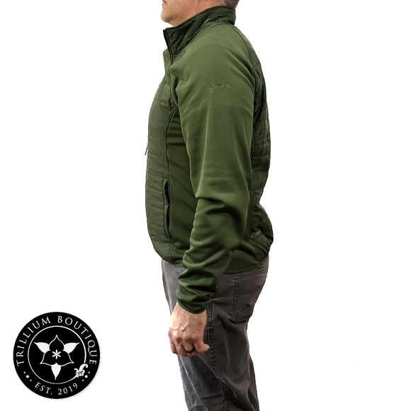 Orvis Men's Mixed Media Jacket Dark Sage L NWT - Picture 5 of 8